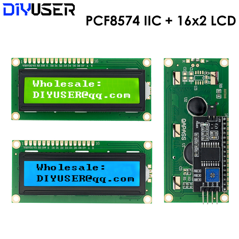 I2C Lcd Display - Módulo LCD1602 1602 com Tela Azul