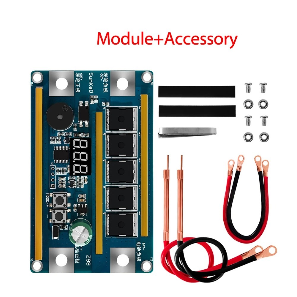 Diy Electronics Spot Welder - Soldador Portátil 12V com Display Digital,