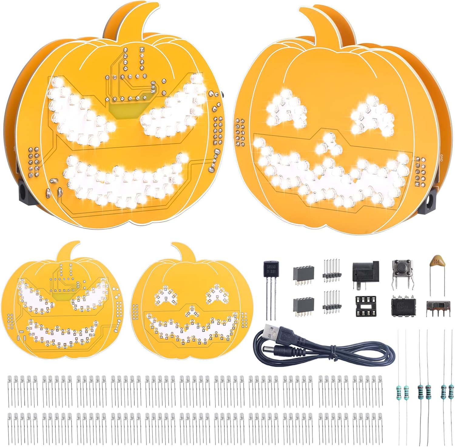 Diy Electronics Desk - Halloween diy kit de solda abóbora