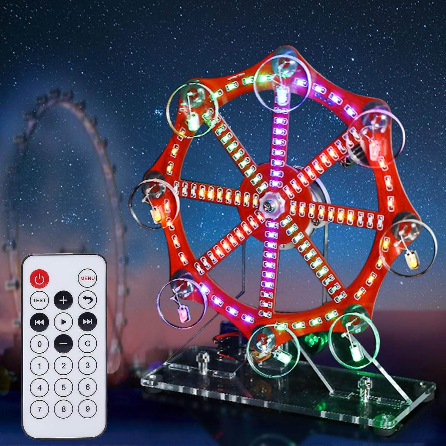 Diy Electronics India - Kit eletrônico diy led rotativa roda