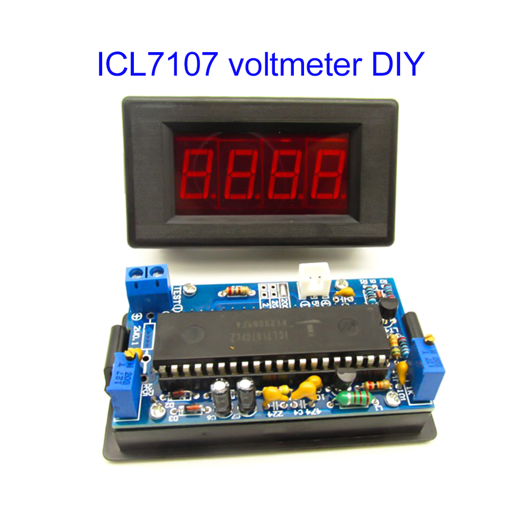 Diy Electronics Com - Kit DIY de Peças para Voltímetro