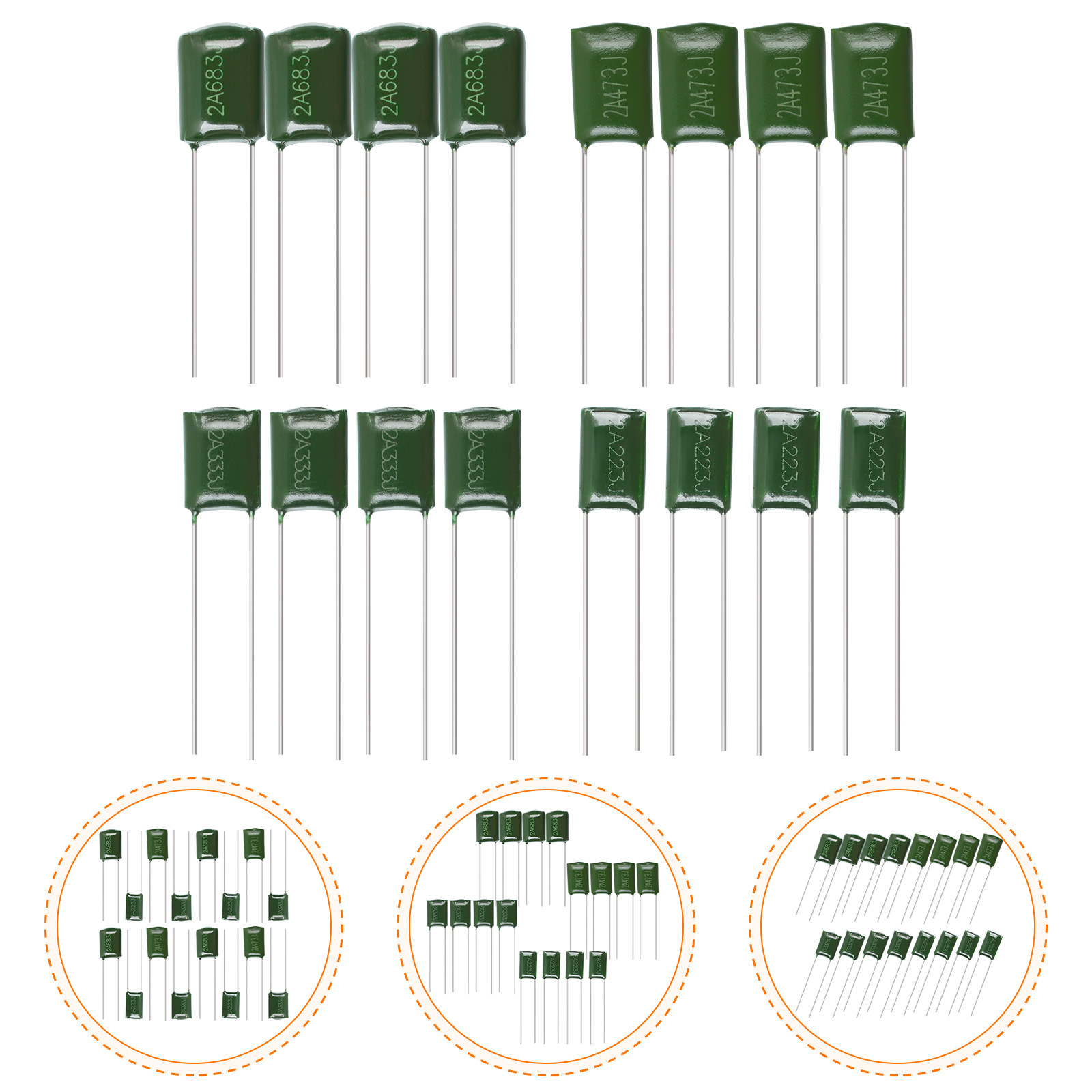 Capacitor Kit Assortment - Kit de Capacitores para Guitarra, Capacitores