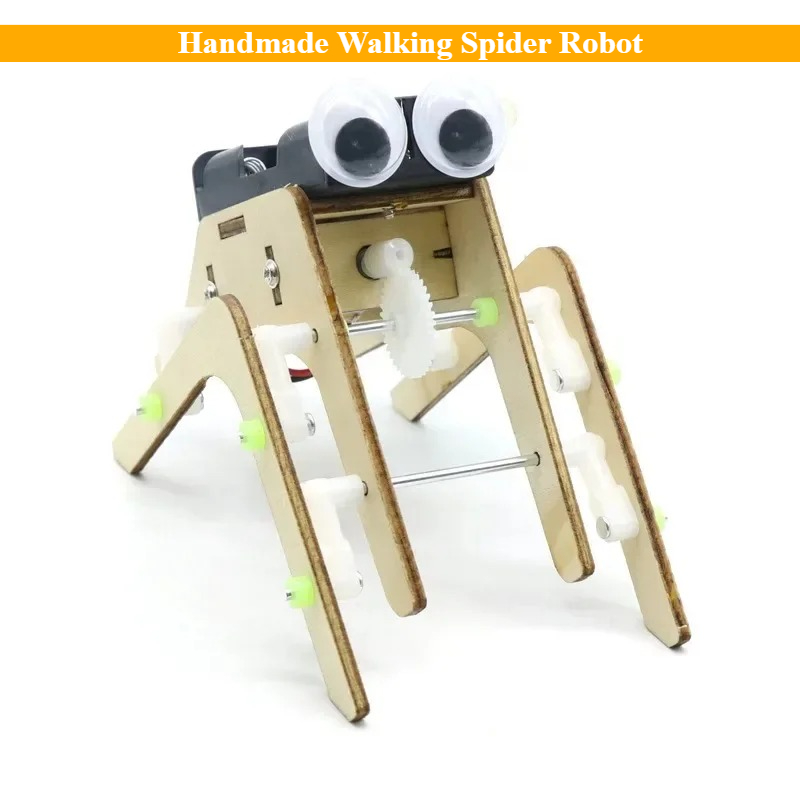 Diy Robot Electronics Kit - Imaginação diy artesanal andando aranha robô