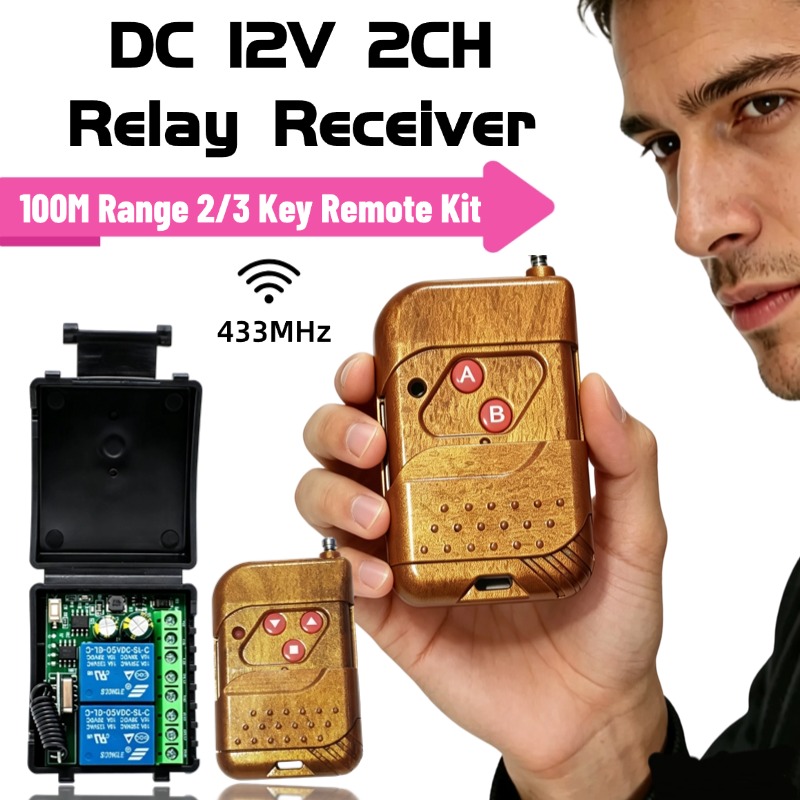 Rf 433Mhz Module - Módulo de Relé 433.92Mhz DC 9-30V