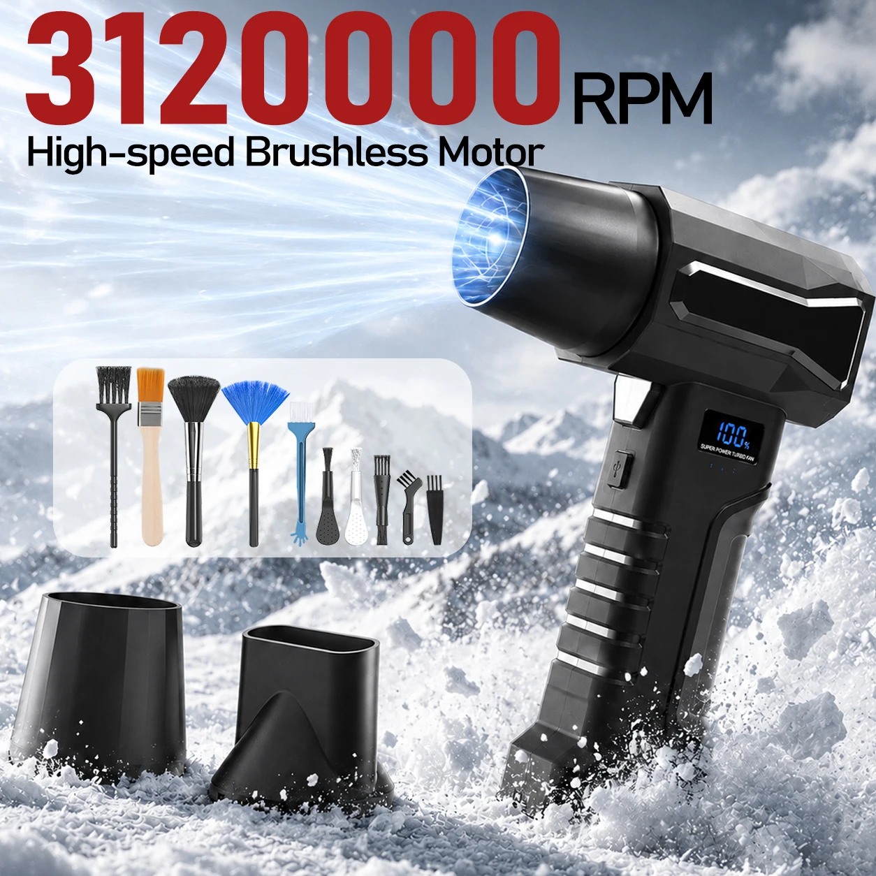 Diy Electronics Cleaner - Soprador de Ar a Jato 3120000RPM,
