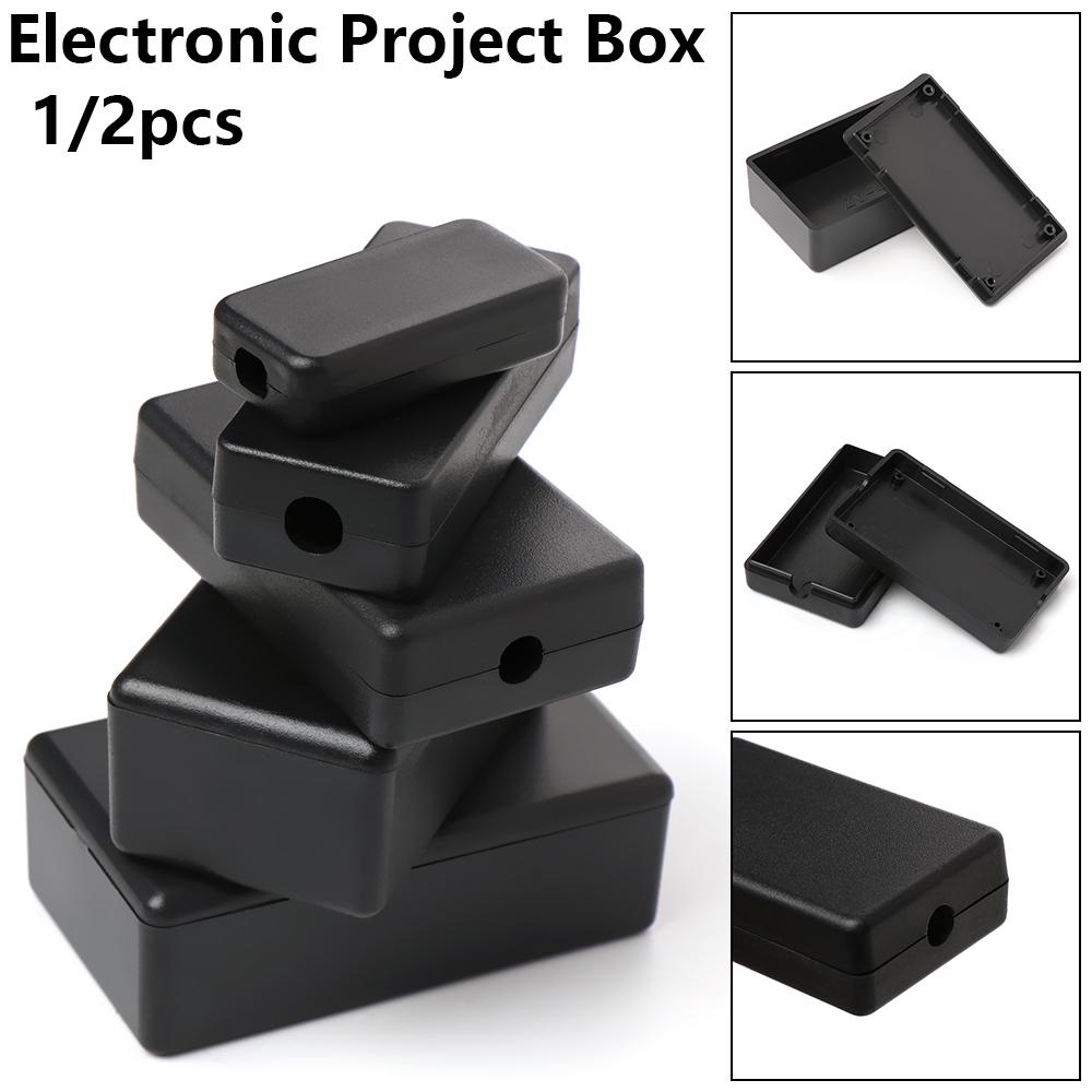Diy Electronics Supplies - Caixa eletrônica plástica preta impermeável do