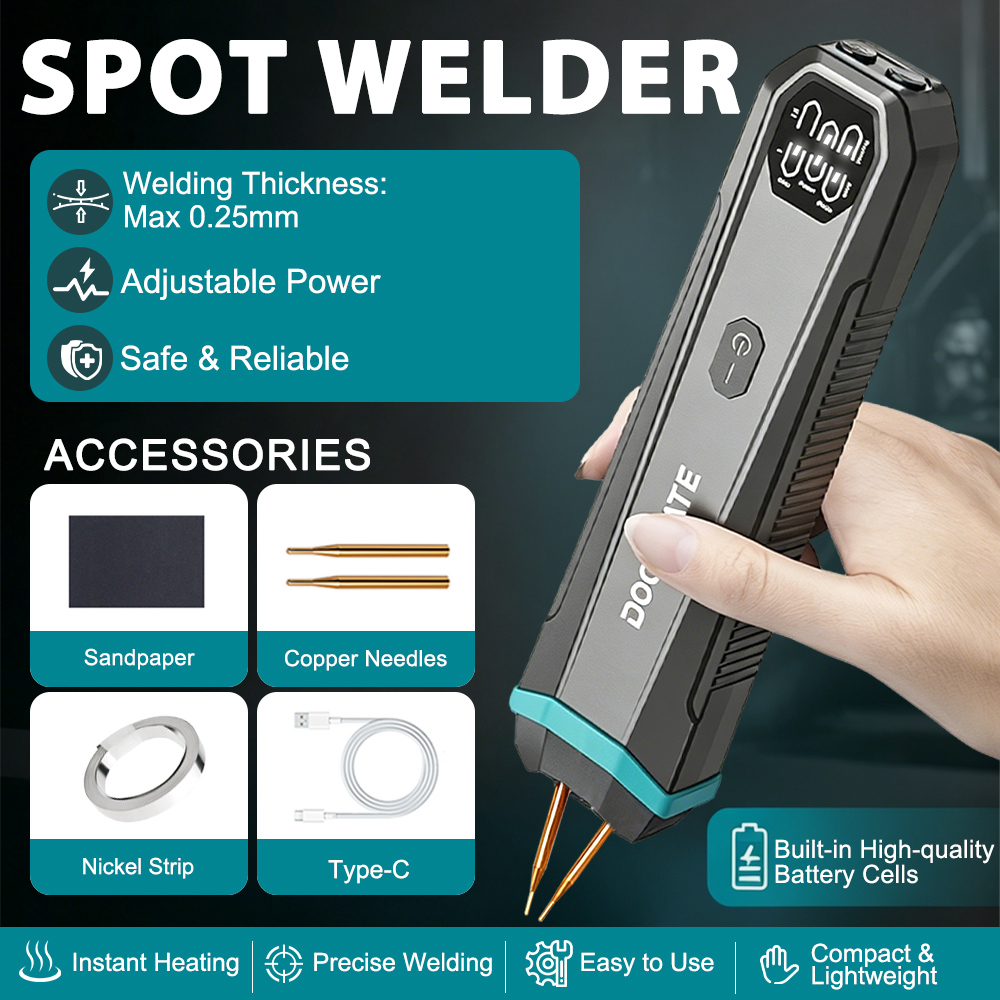 Soldador Portátil Leve de Mão  - Diy Electronics Spot Welder avaliação e preço