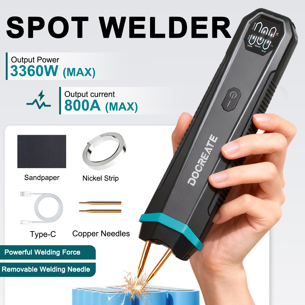 Soldador Portátil Leve de Mão  - Diy Electronics Spot Welder avaliação e preço