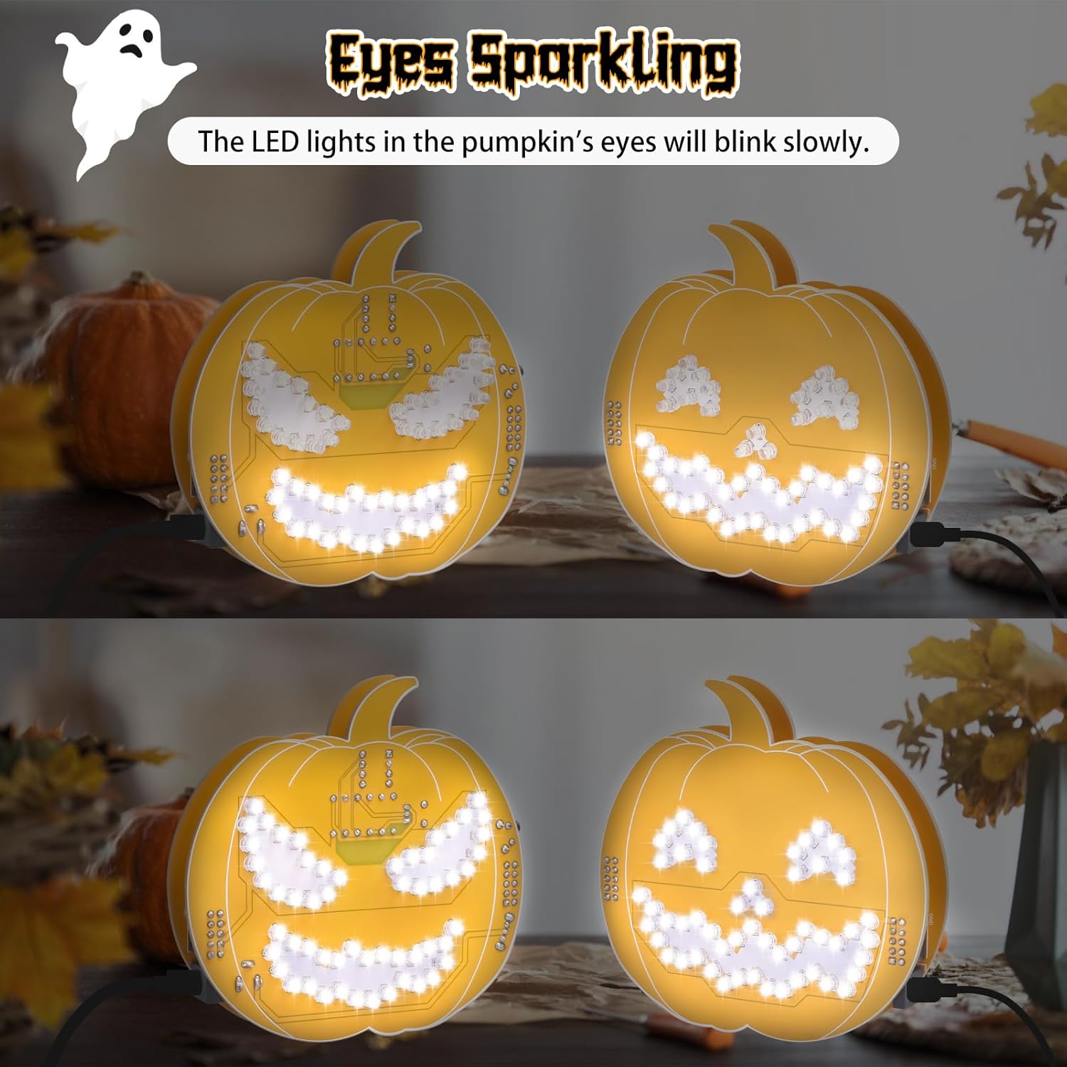 Halloween diy kit de solda abó - Diy Electronics Desk avaliação e preço