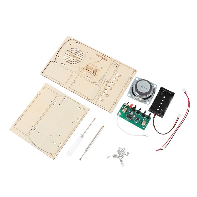 【xxx】Kit de Rádio FM de Madeir - Diy Electronics Projects For Kids avaliação e preço