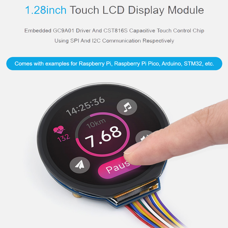 1.28 Polegada módulo de exibiç - I2C Lcd Display avaliação e preço