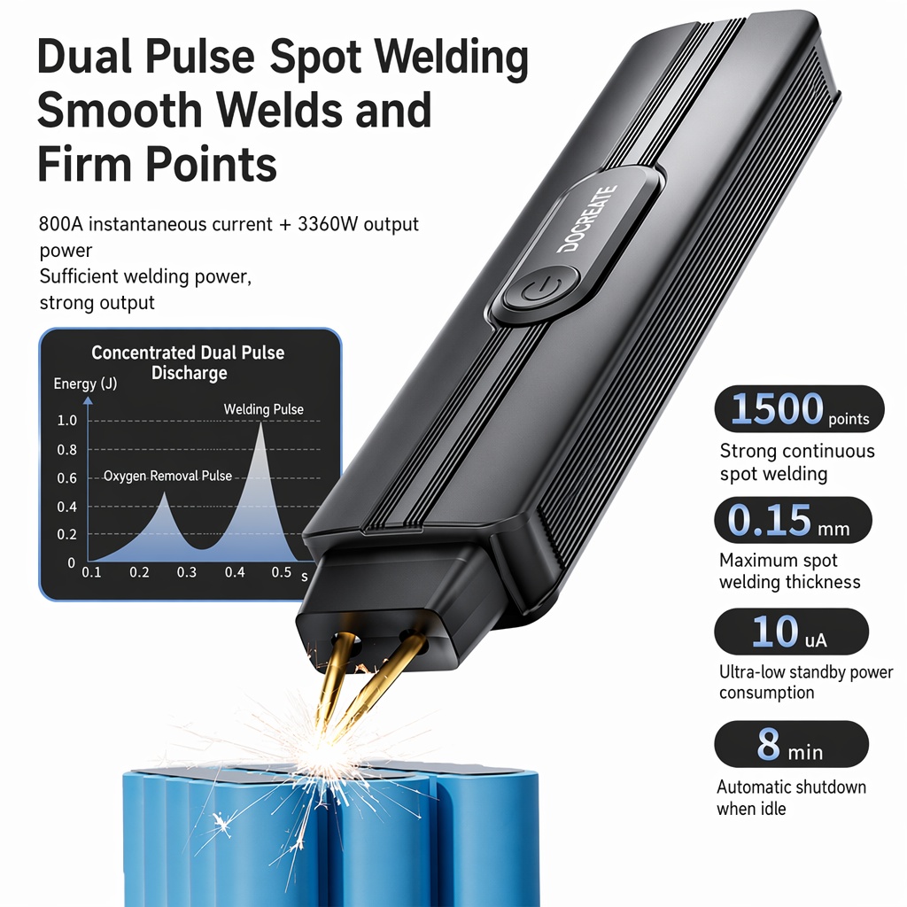 Soldador Portátil de Mão DC5V  - Diy Electronics Spot Welder avaliação e preço