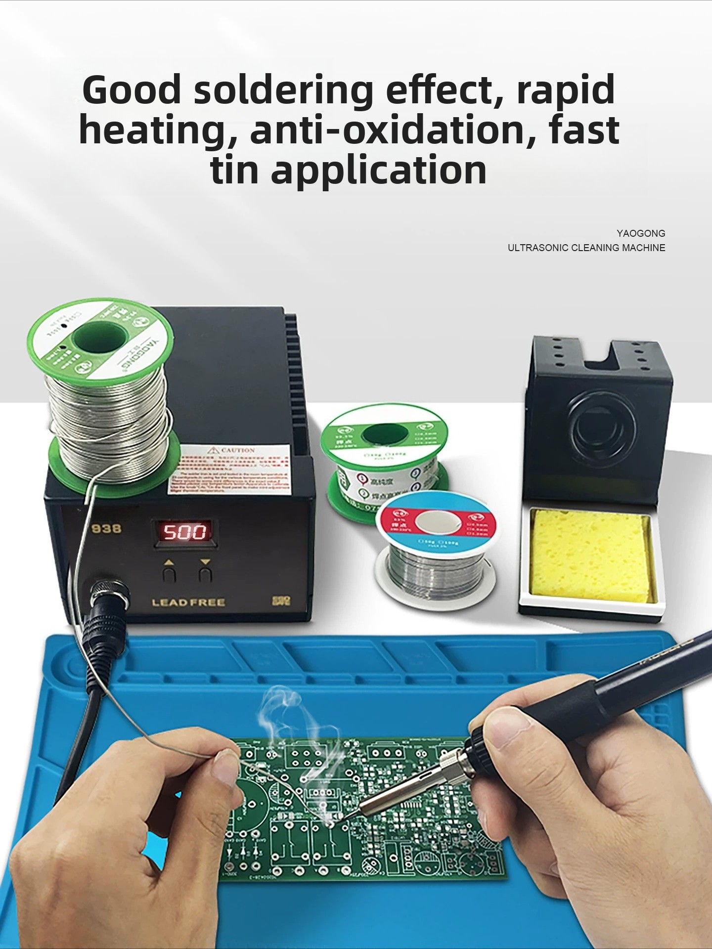 Estação de Soldagem 936B 60W c - Diy Electronics Workstation avaliação e preço