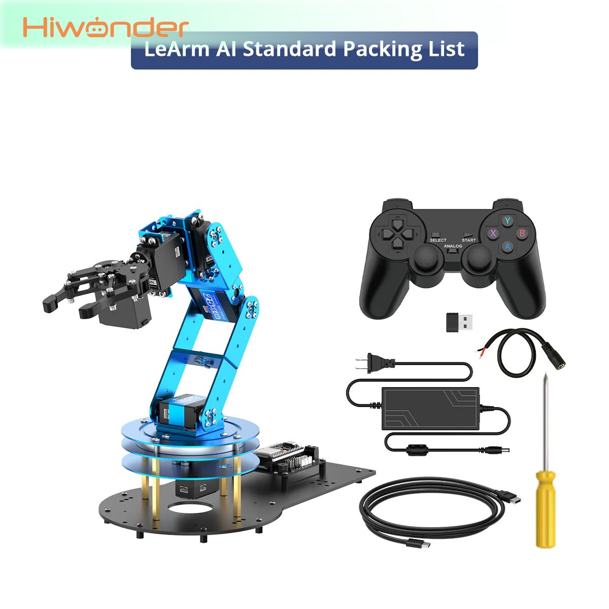 Braço Robótico Hiwonder LeArm  - Diy Robot Electronics Kit avaliação e preço