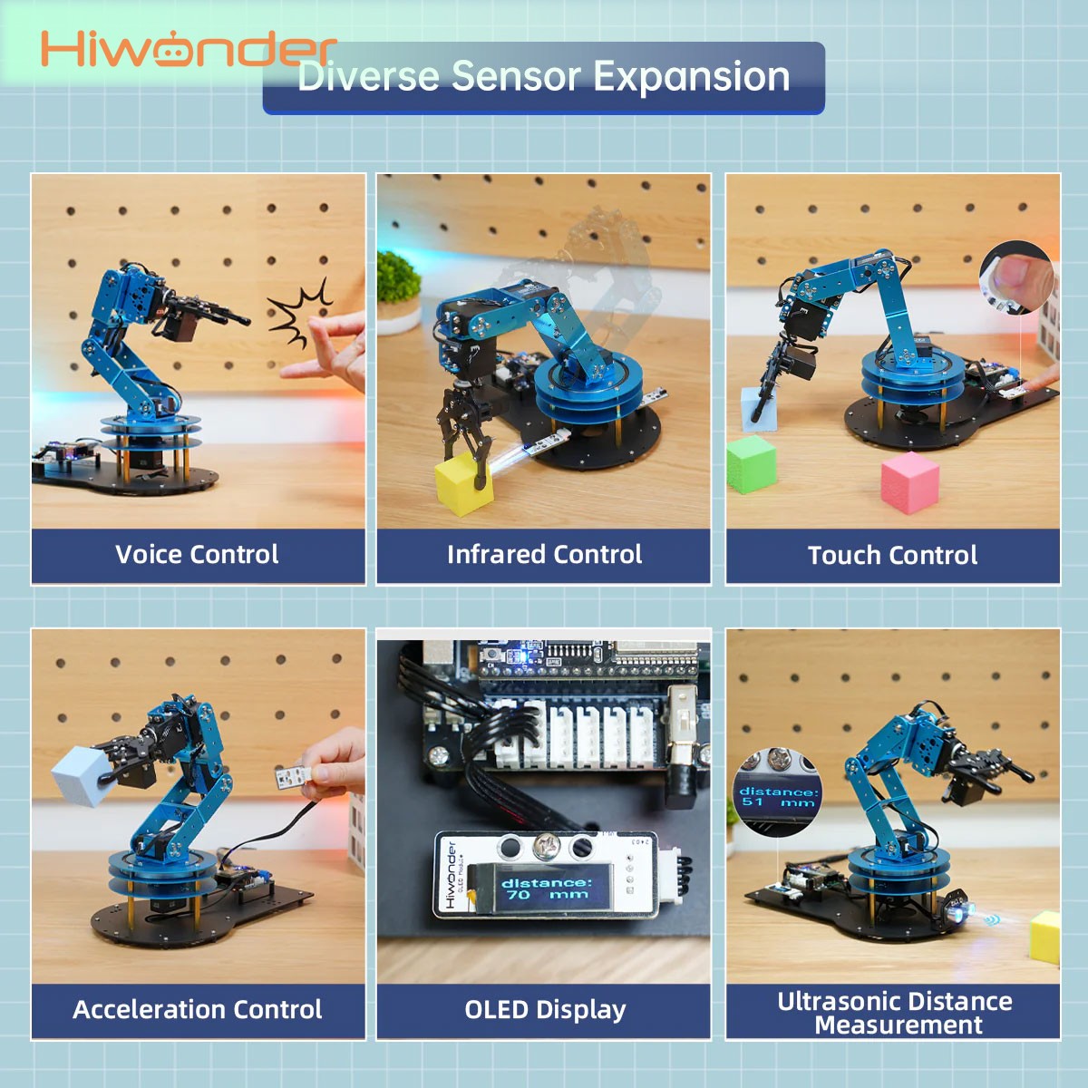 Braço Robótico Hiwonder LeArm  - Diy Robot Electronics Kit avaliação e preço