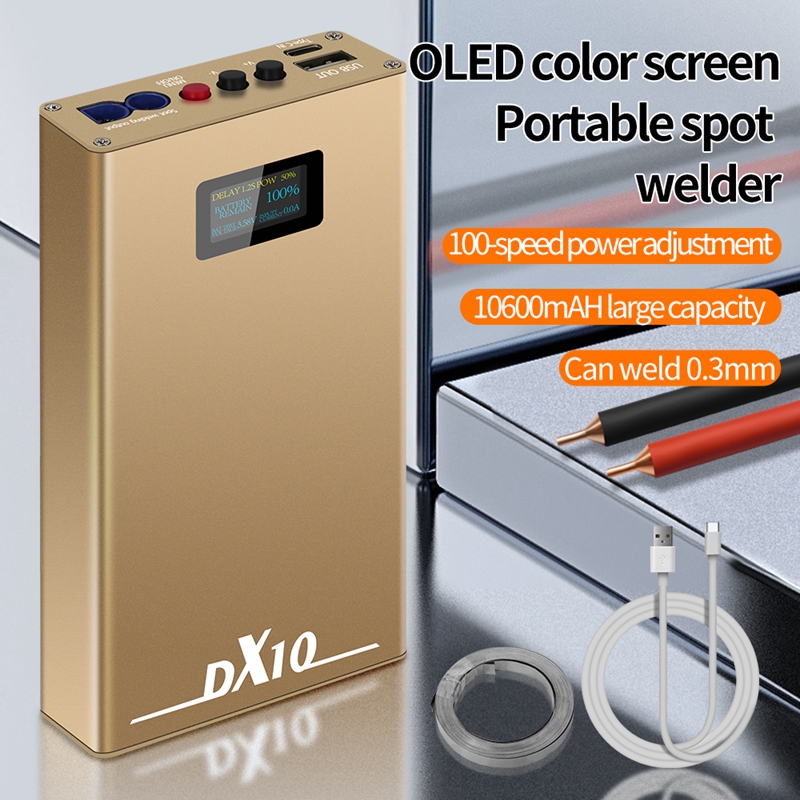 10600mah dx10 máquina de solda - Diy Electronics Spot Welder avaliação e preço