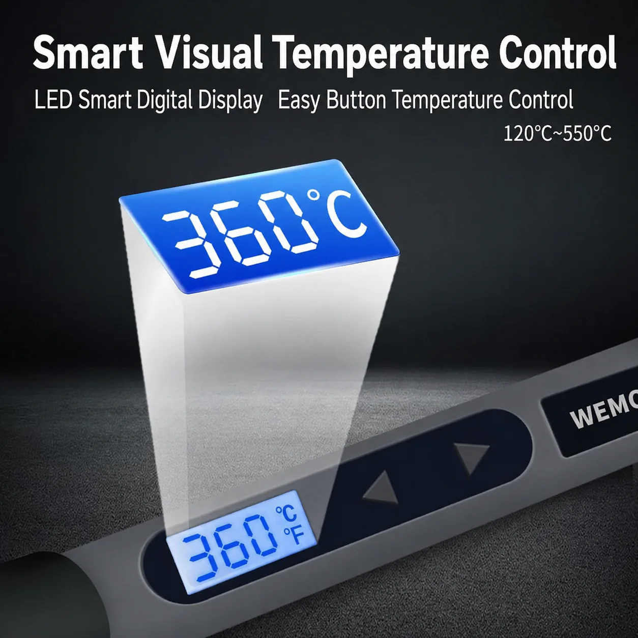 Ferro de Solda Digital LCD 90W - Diy Electronics Uk avaliação e preço