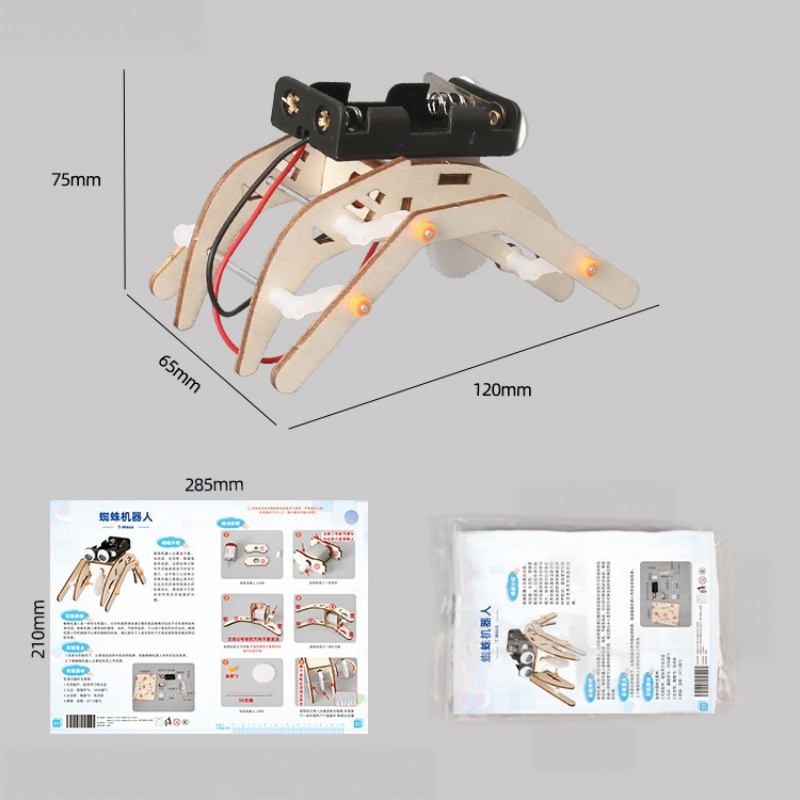 Robô Aranha Andante Feito à Mã - Diy Robot Electronics Kit avaliação e preço