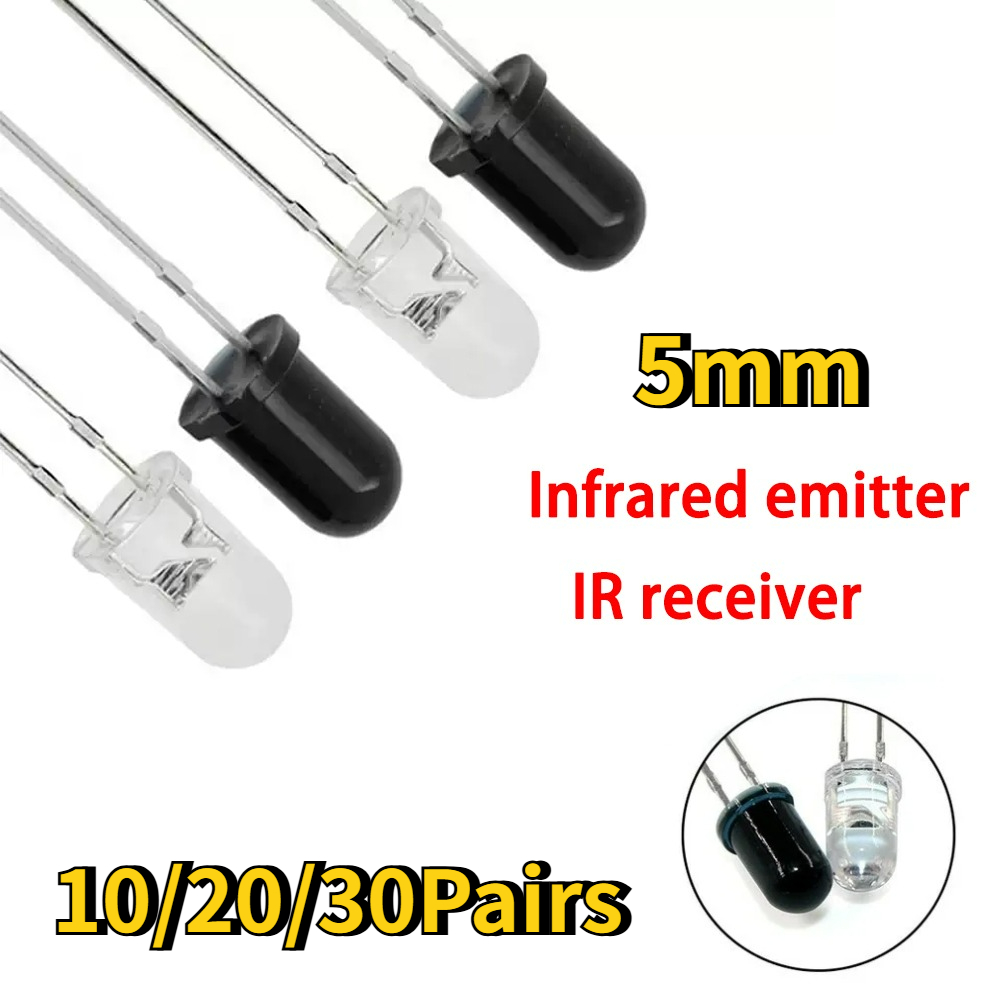Kit de Diodos LED IR de 5mm 94 - Diy Electronics India avaliação e preço