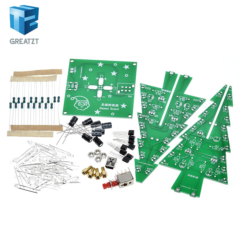 GREATZT Tridimensional 3D Árvo - Diy Electronics Components Kit avaliação e preço