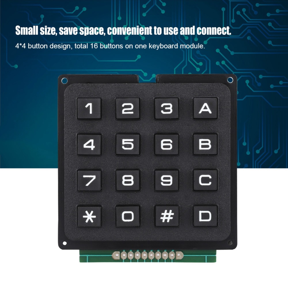 Teclado Numérico Prático 4x4 c - Diy Electronics Uk avaliação e preço