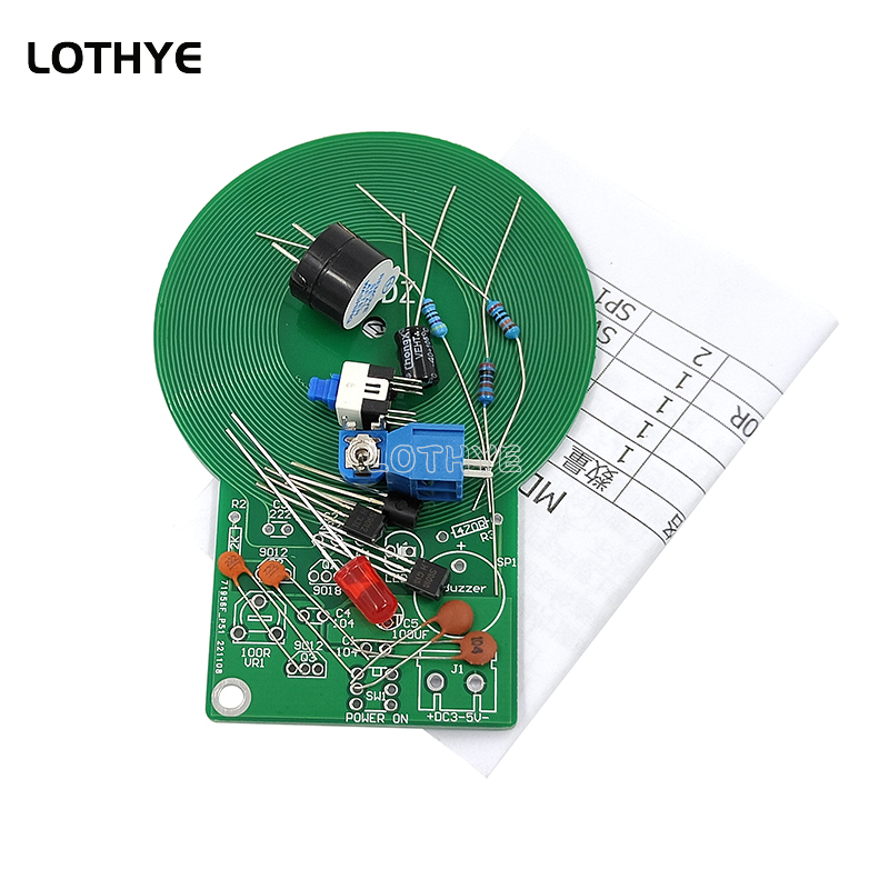 Kit detector de metais dc 3v-5 - Diy Electronics Tool Kit avaliação e preço