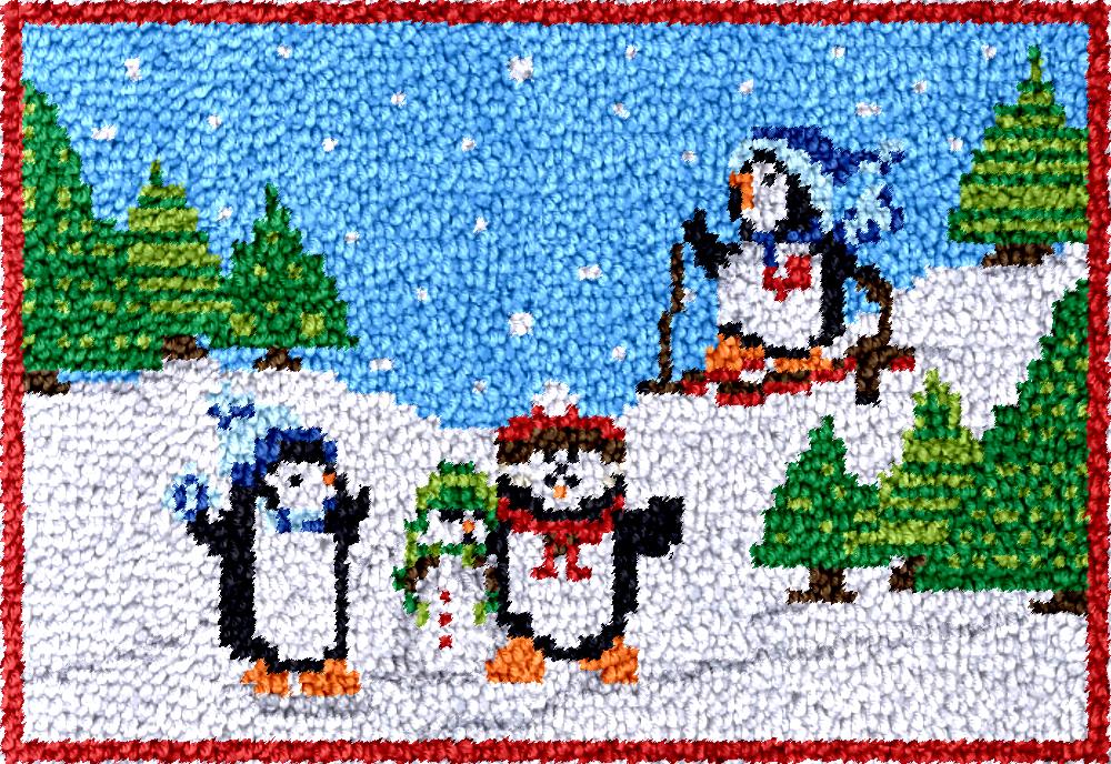 Pinguins trava gancho tapete k - Diy Electronics Kits For Adults avaliação e preço