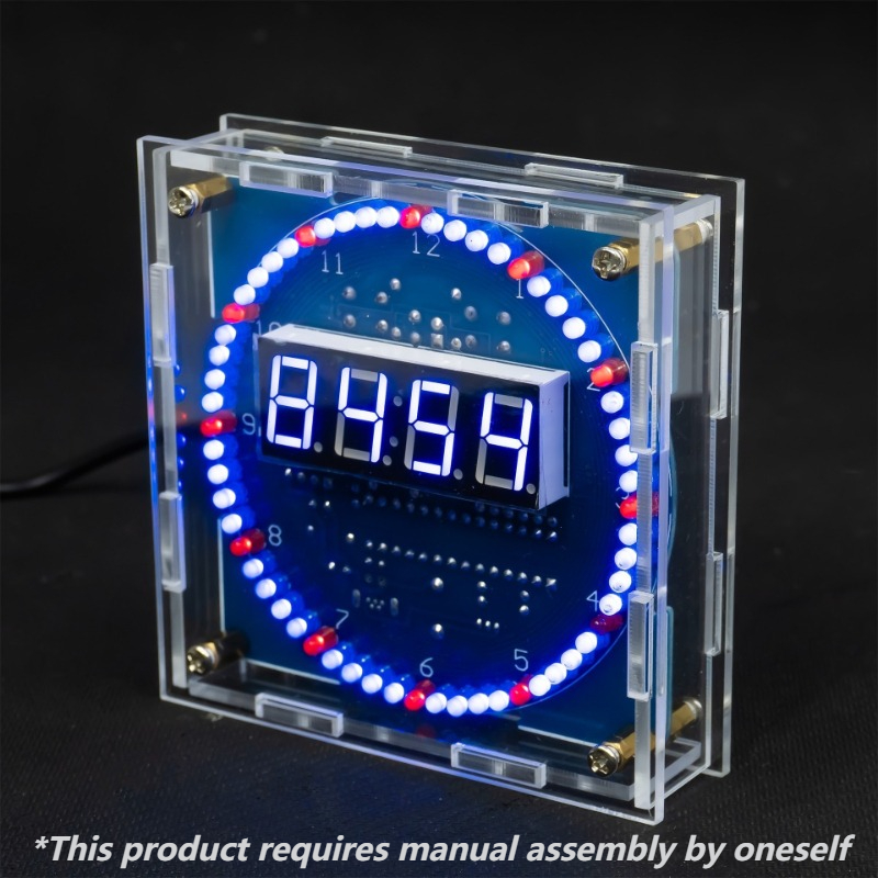 Relógio eletrônico diy luz con - Diy Electronics Desk avaliação e preço