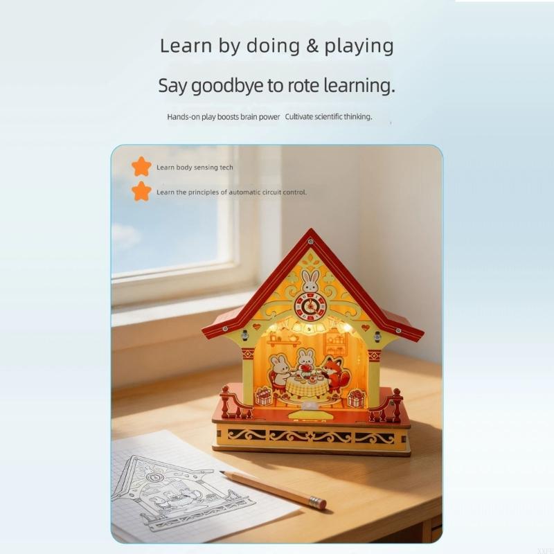 XXFE Modelo casa montagem elet - Diy Electronics Projects For Kids avaliação e preço