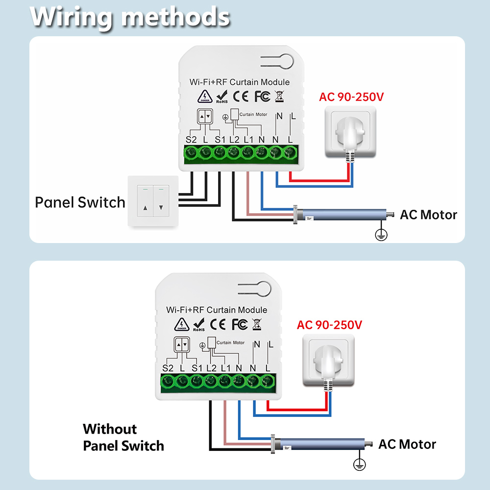 Tuya wifi interruptor de corti - Rf 433Mhz Module avaliação e preço