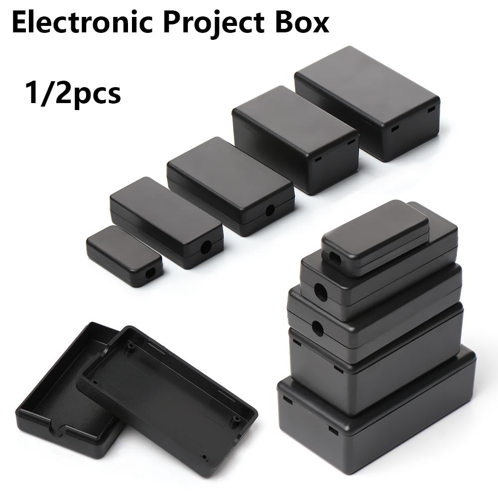 Caixa eletrônica plástica pret - Diy Electronics Supplies avaliação e preço