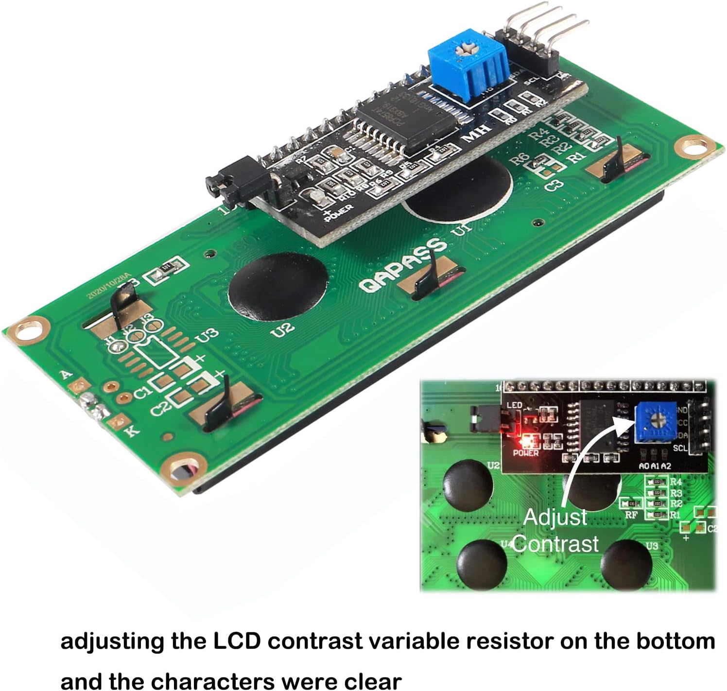 Módulo Backlight azul com adap - I2C Lcd Display avaliação e preço