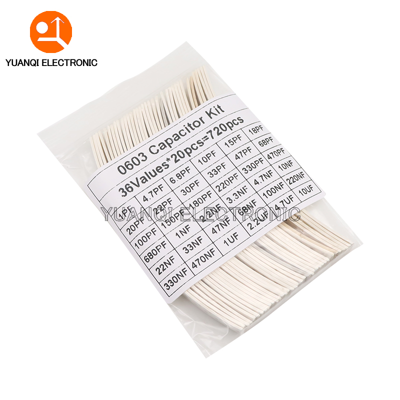 320 peças 720 peças 0603 0805  - Capacitor Kit Assortment avaliação e preço