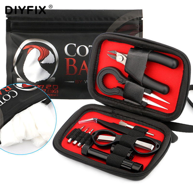 Mini Vape DIY Tool Set Bag, Pi - Diy Electronics Cleaner avaliação e preço