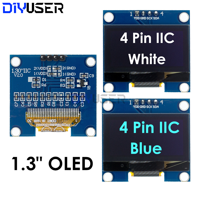 Módulo de Display OLED IIC DIY - I2C Lcd Display avaliação e preço