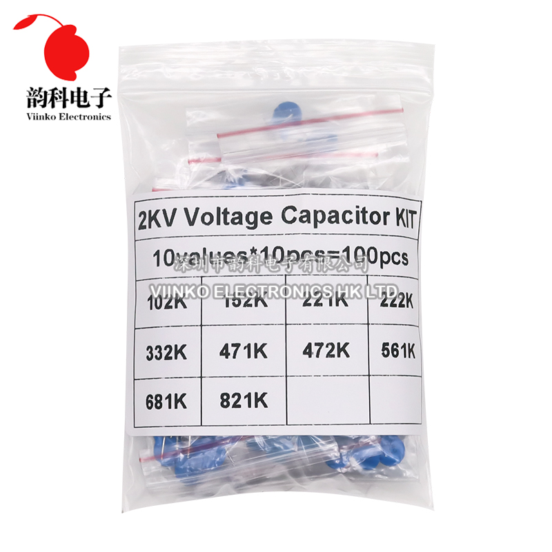 Capacitor cerâmico de alta ten - Capacitor Kit Assortment avaliação e preço